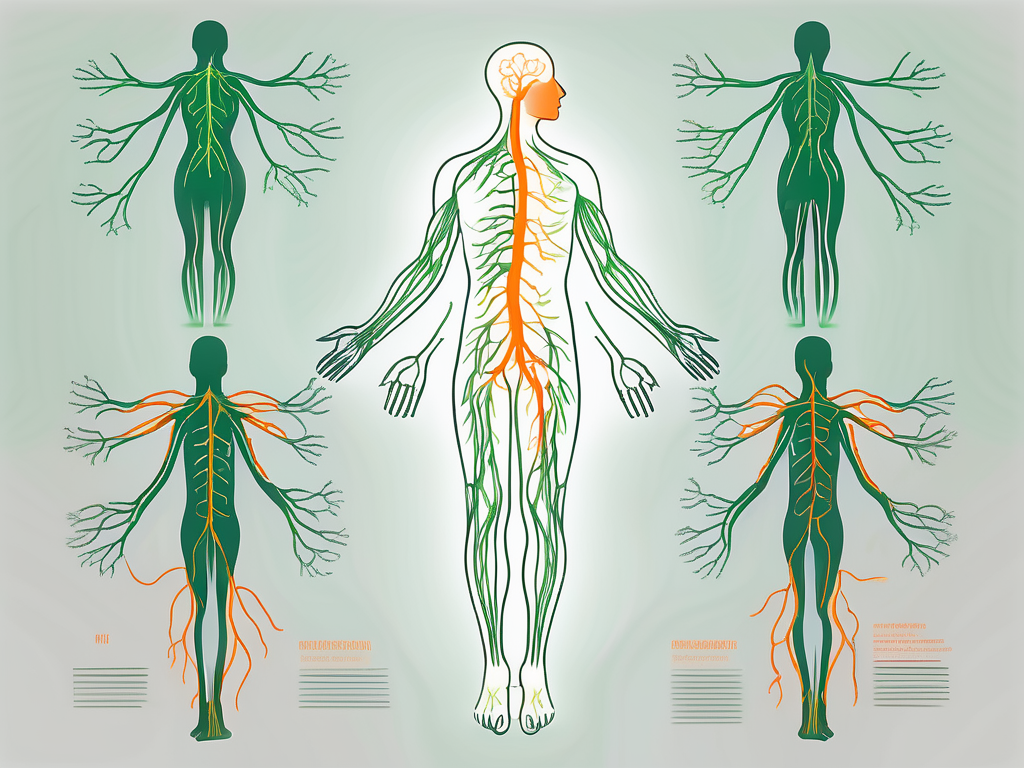 The human nervous system focusing on the vagus nerve