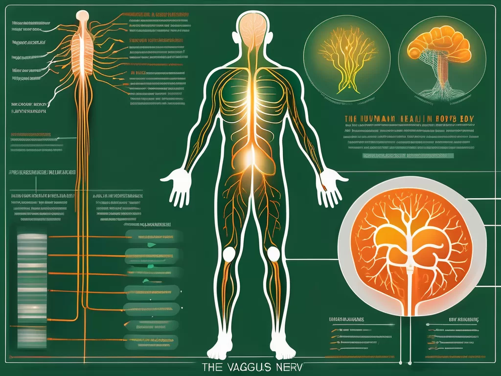 The vagus nerve in the human body