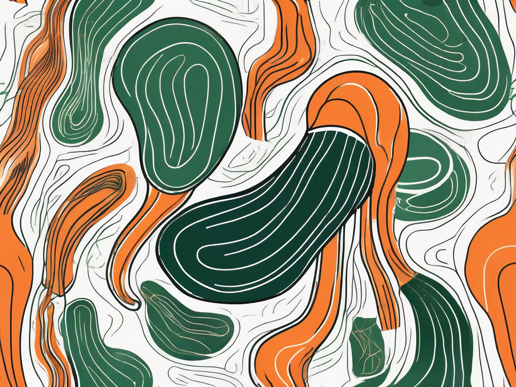 The human tongue with various taste zones