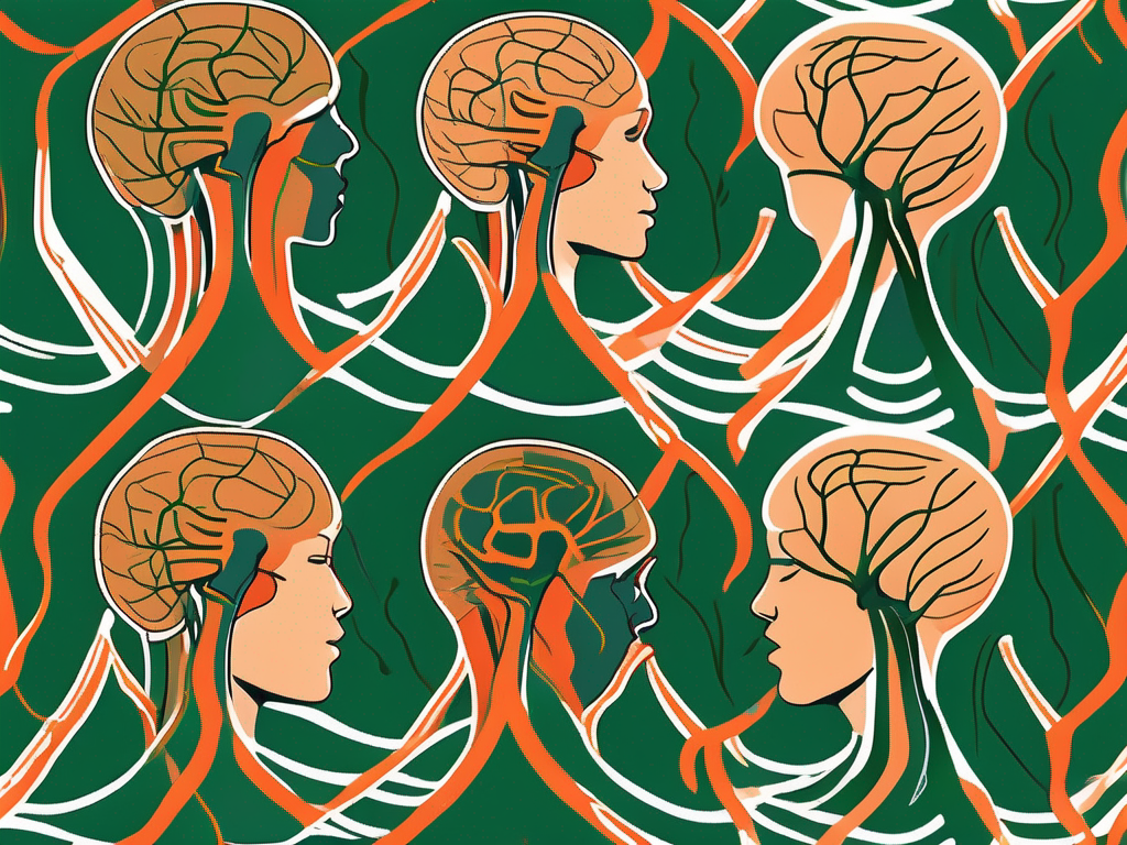 The human neck showing the cervical spine with a focus on the vagus nerve