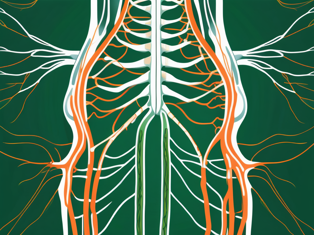 The vagus nerve in the human body