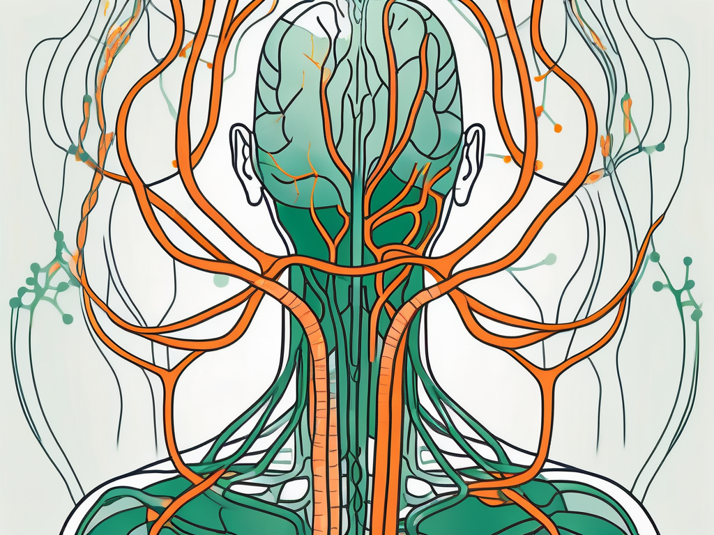 The human nervous system with focus on the vagus nerve