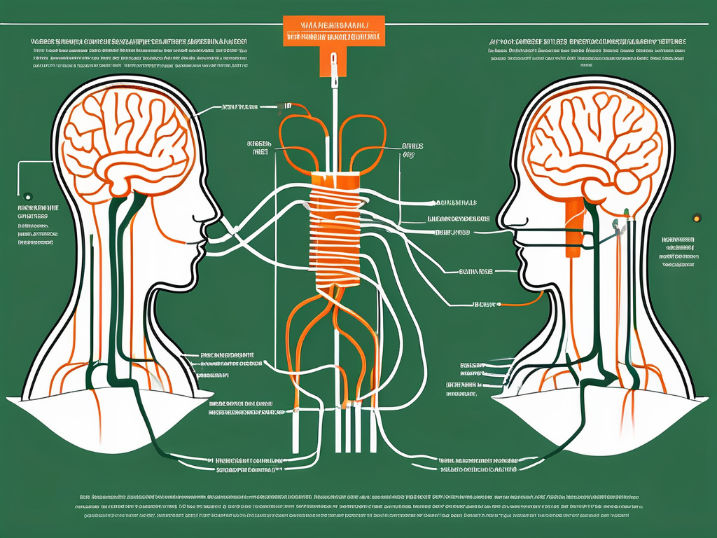 A vagus nerve implant device