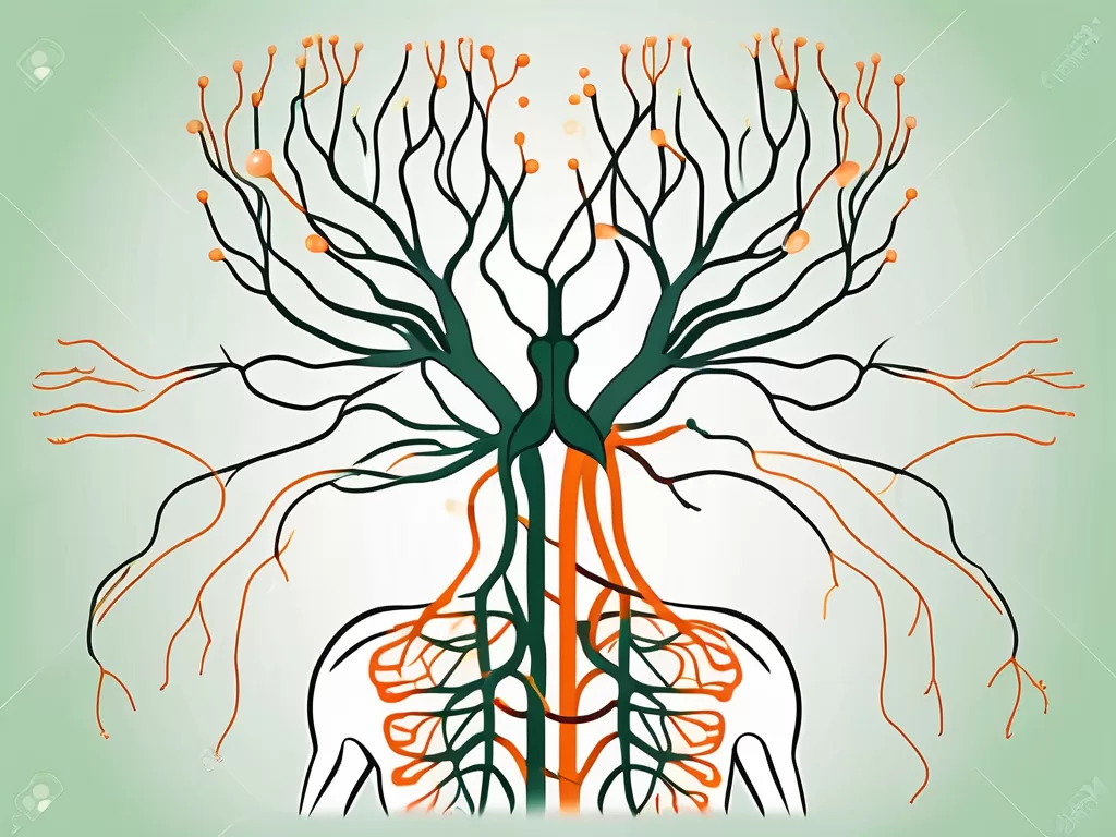 The vagus nerve in the human body
