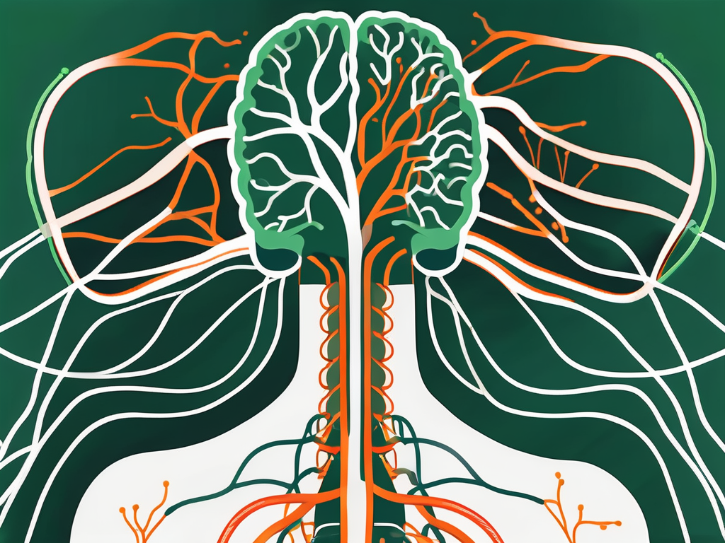 The vagus nerve in the human body