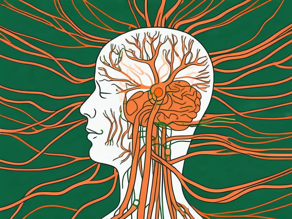 The vagus nerve in relation to the human brain
