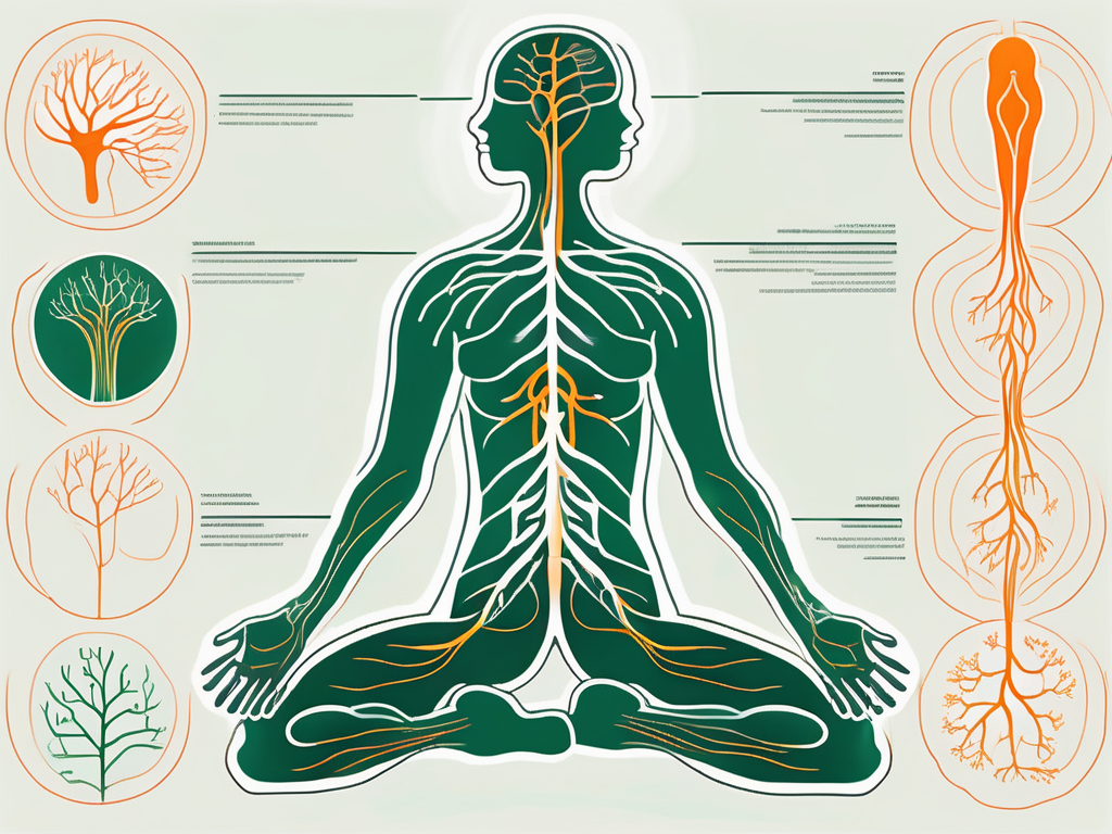 The human nervous system focusing on the vagus nerve