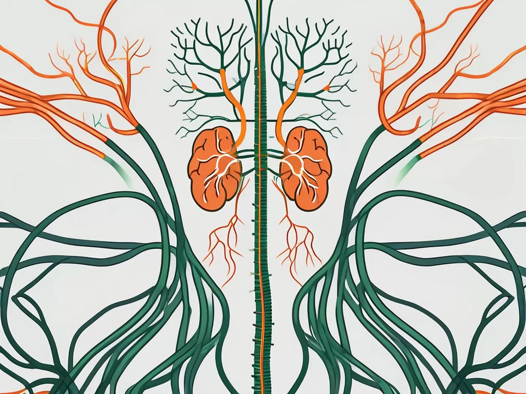 The vagus nerve in the human body