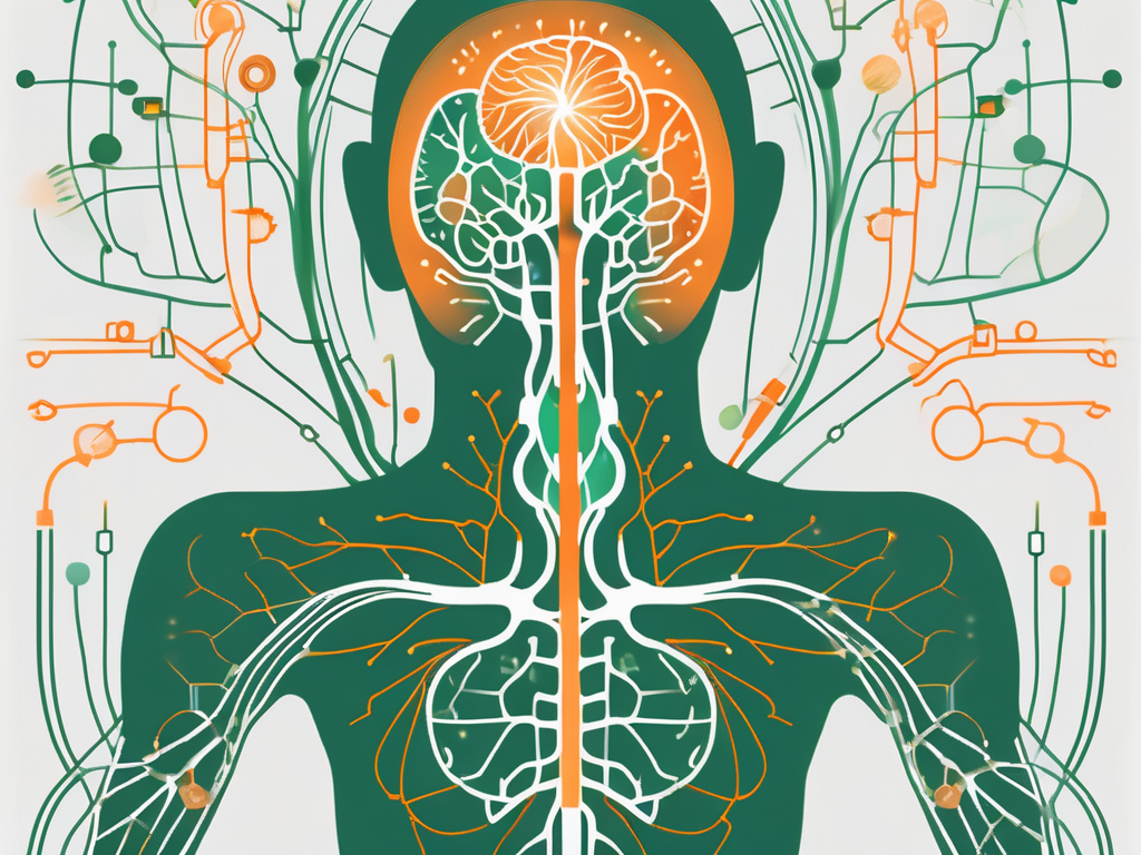 The human nervous system focusing on the vagus nerve