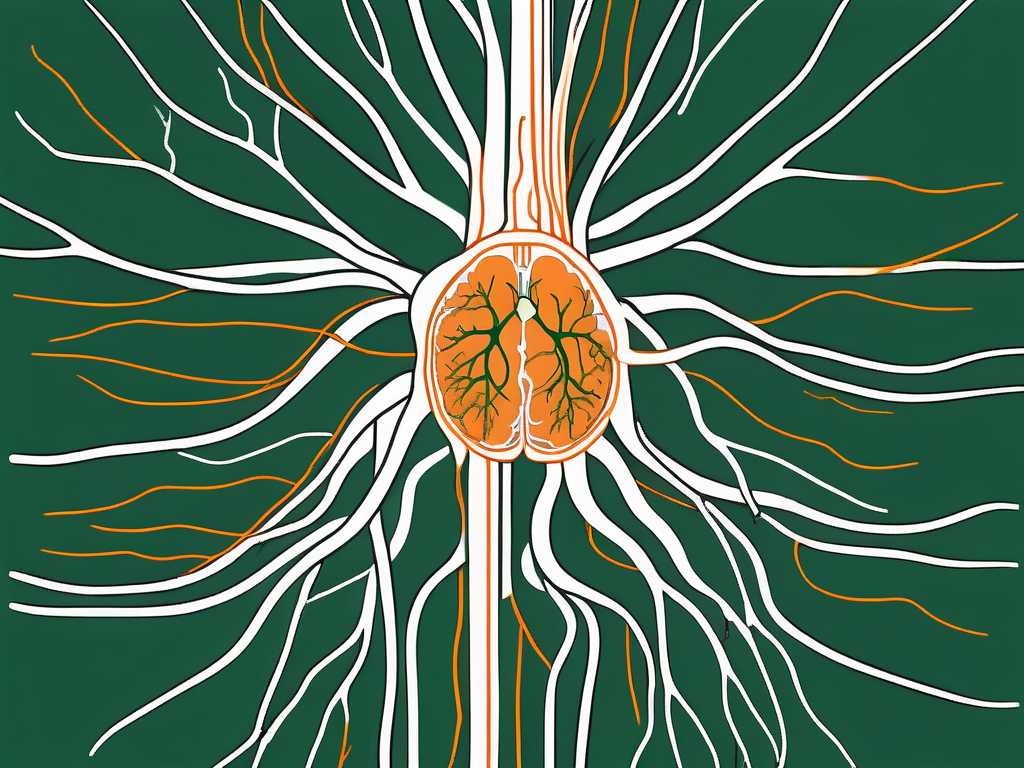 The human nervous system focusing on the vagus nerve