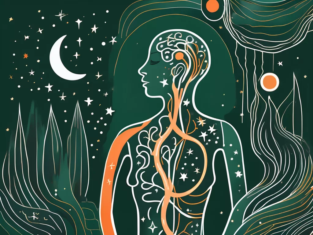 The vagus nerve in the human body