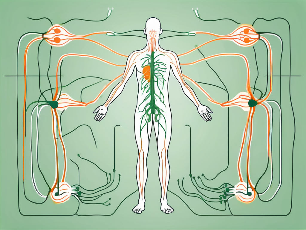 The vagus nerve in the human body