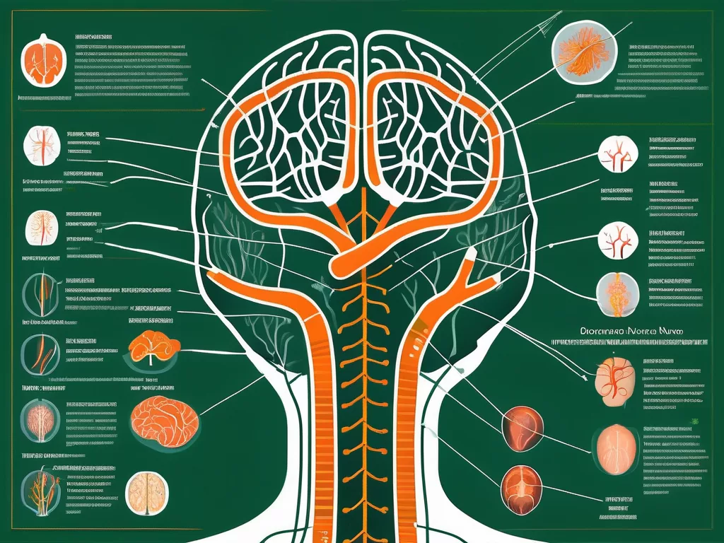 The vagus nerve in the human body