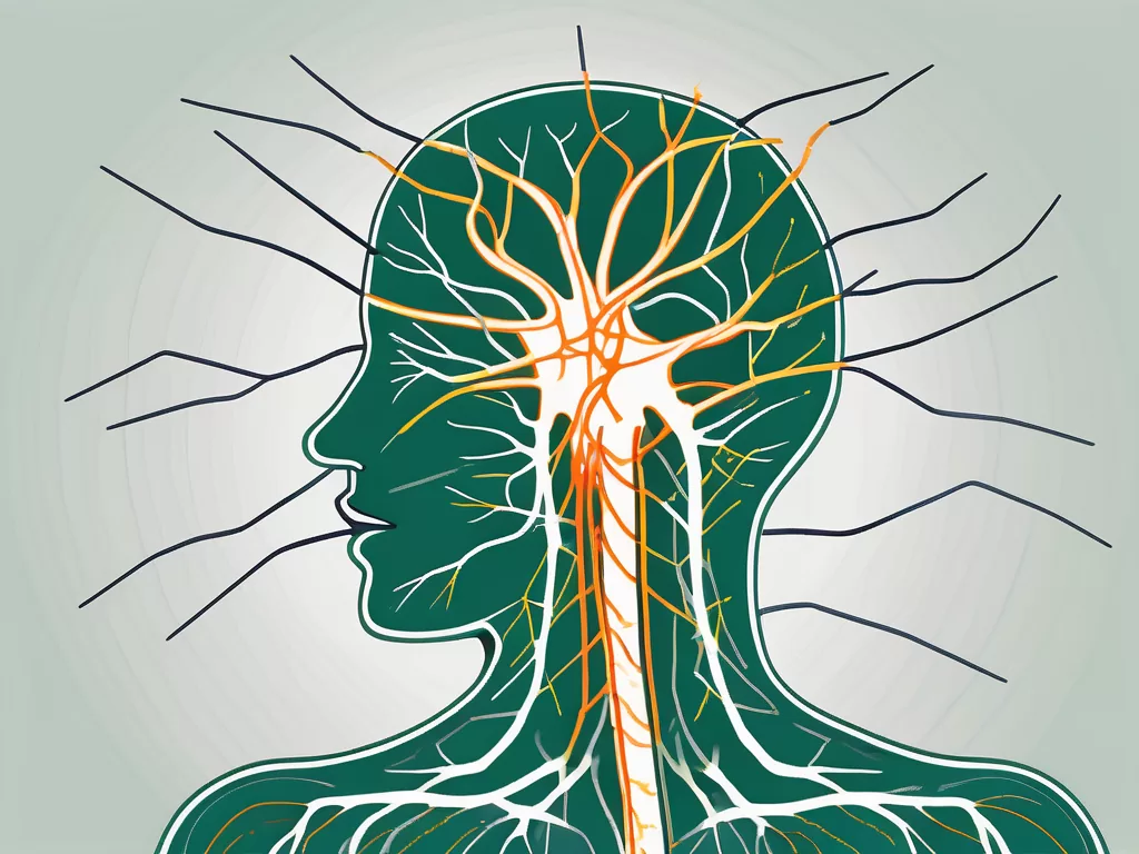 The human nervous system with a focus on the vagus nerve