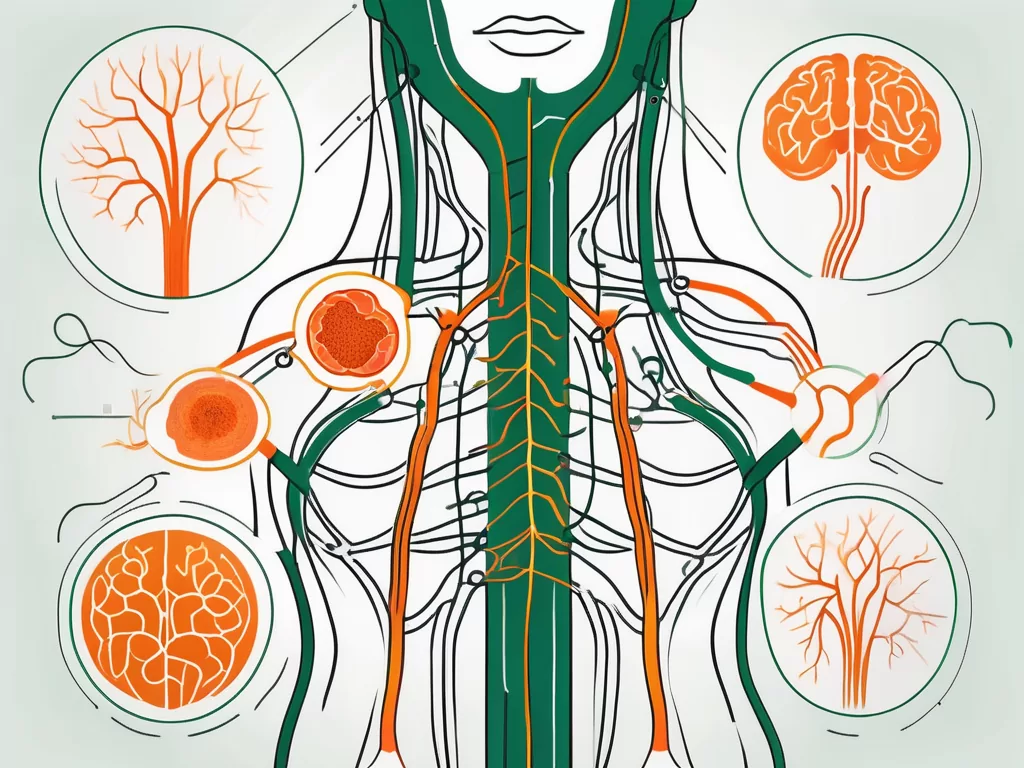 The vagus nerve in the human body
