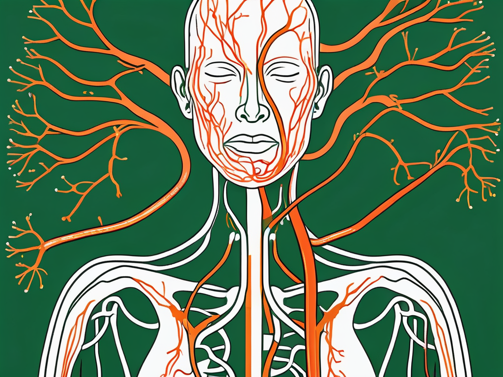 The vagus nerve in the human body