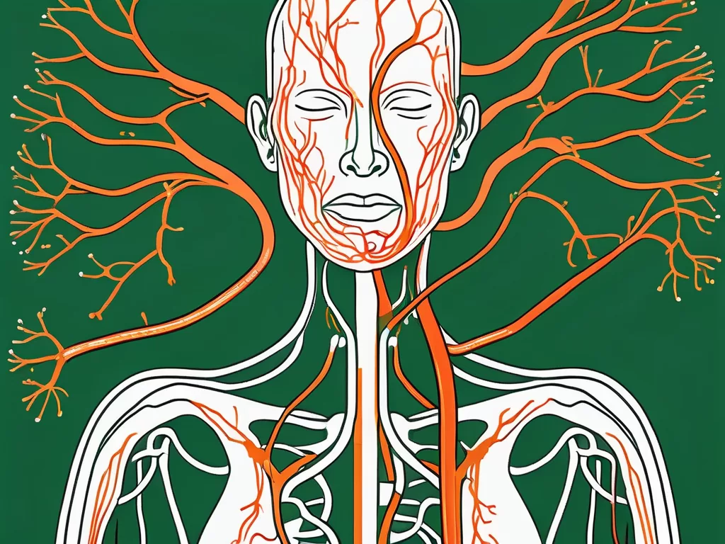 The vagus nerve in the human body