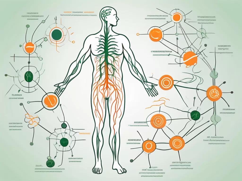 The vagus nerve in the human body