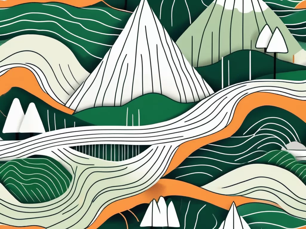 A serene landscape with a meditative ambiance