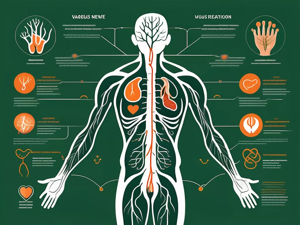 A realistic anatomical representation of the vagus nerve