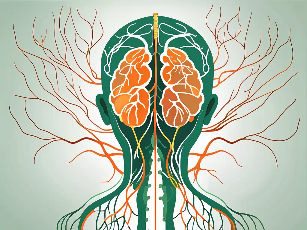The vagus nerve in the human body