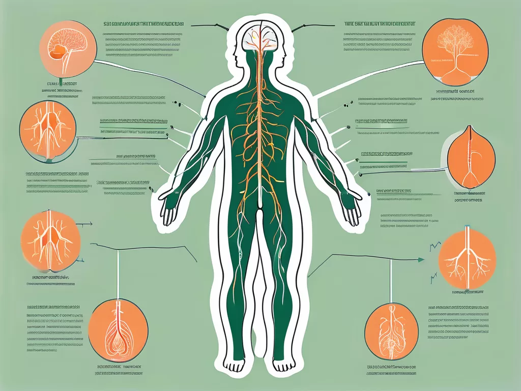 The vagus nerve in the human body