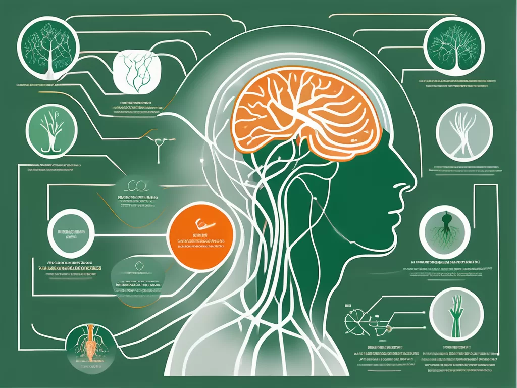 The human nervous system focusing on the vagus nerve