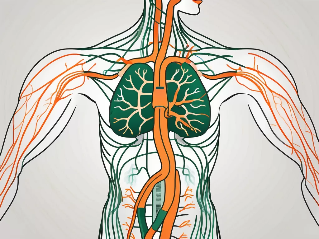 The vagus nerve in the human body