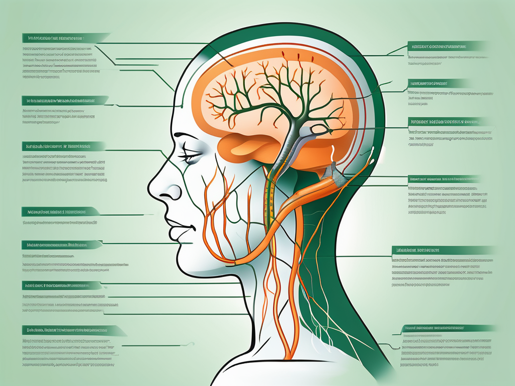 The vagus nerve in the human body