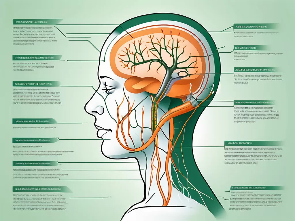 The vagus nerve in the human body