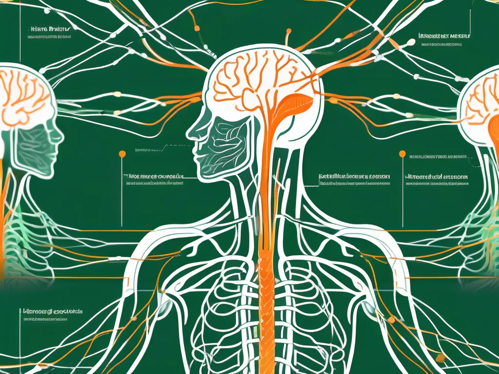 The vagus nerve in the human body