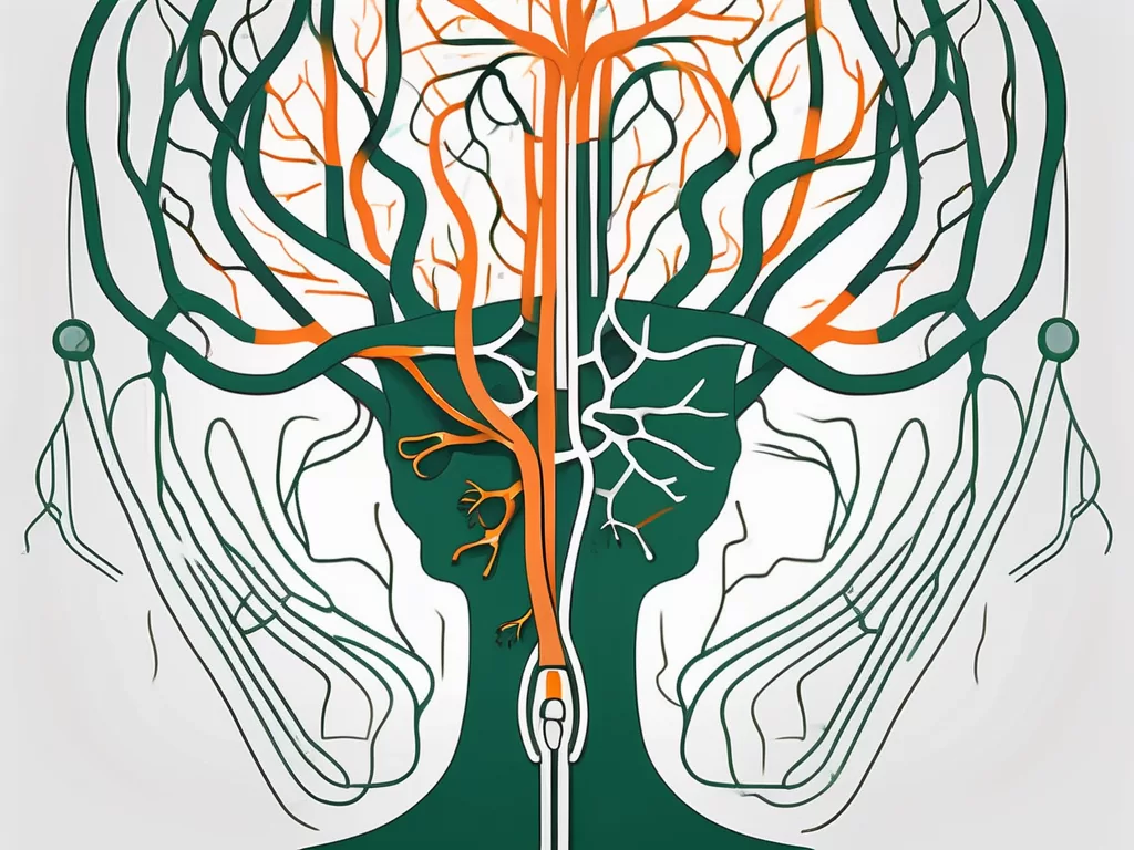 A symbolic key interwoven with the anatomical representation of the vagus nerve